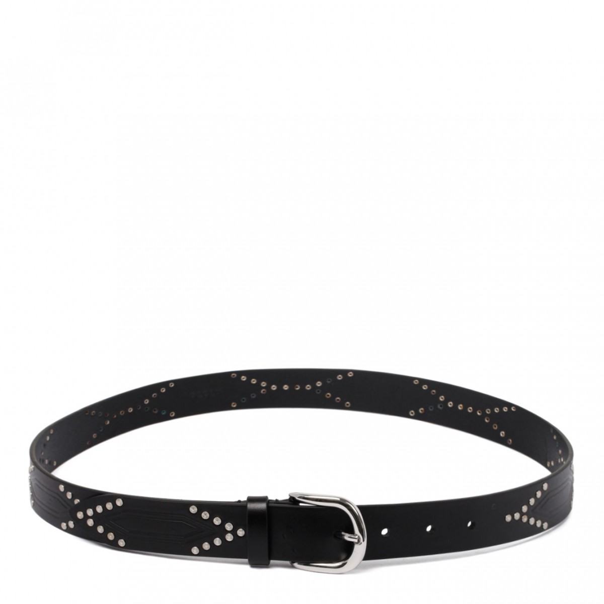 Black Stud Embellished Belt