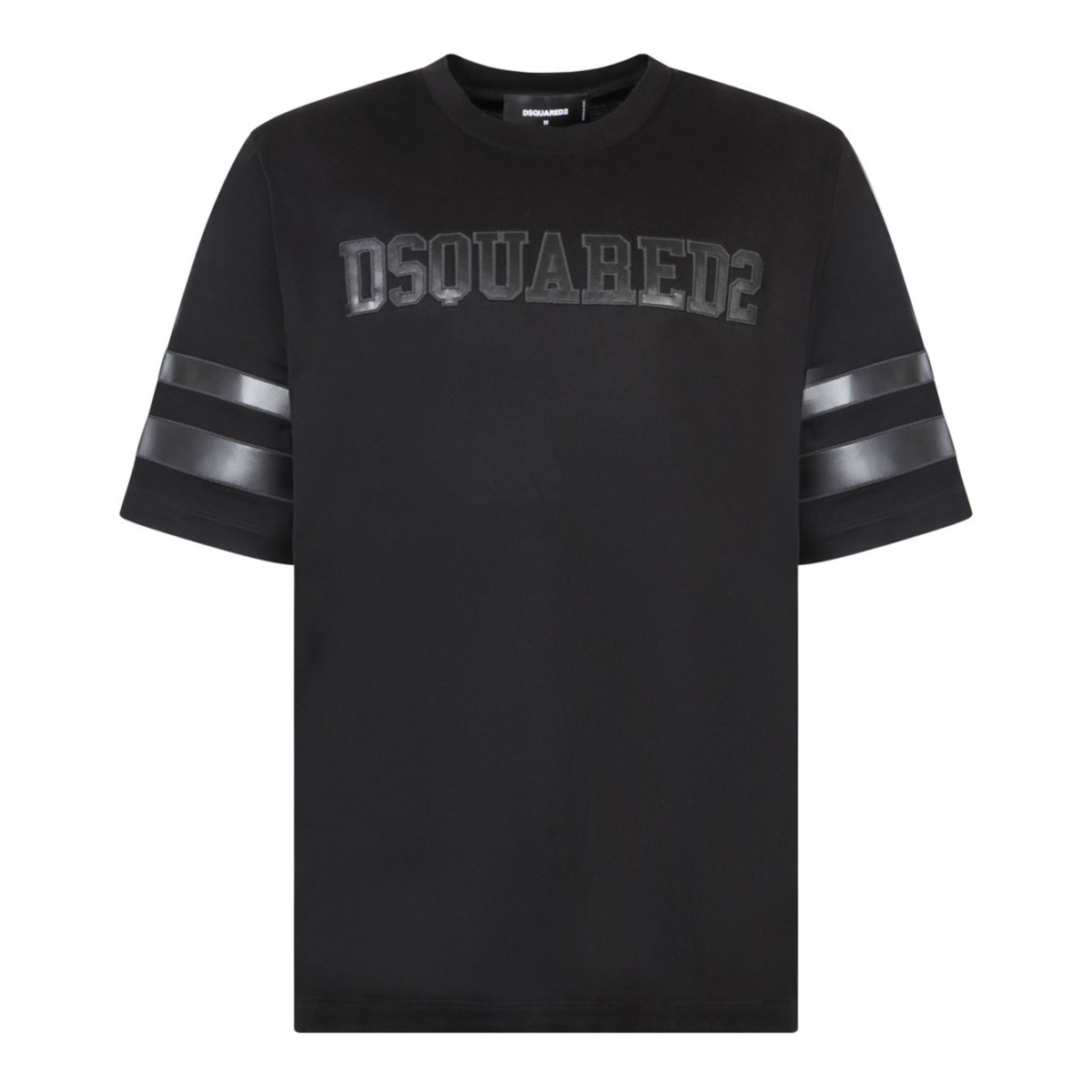 Black Logo Applique T-Shirt