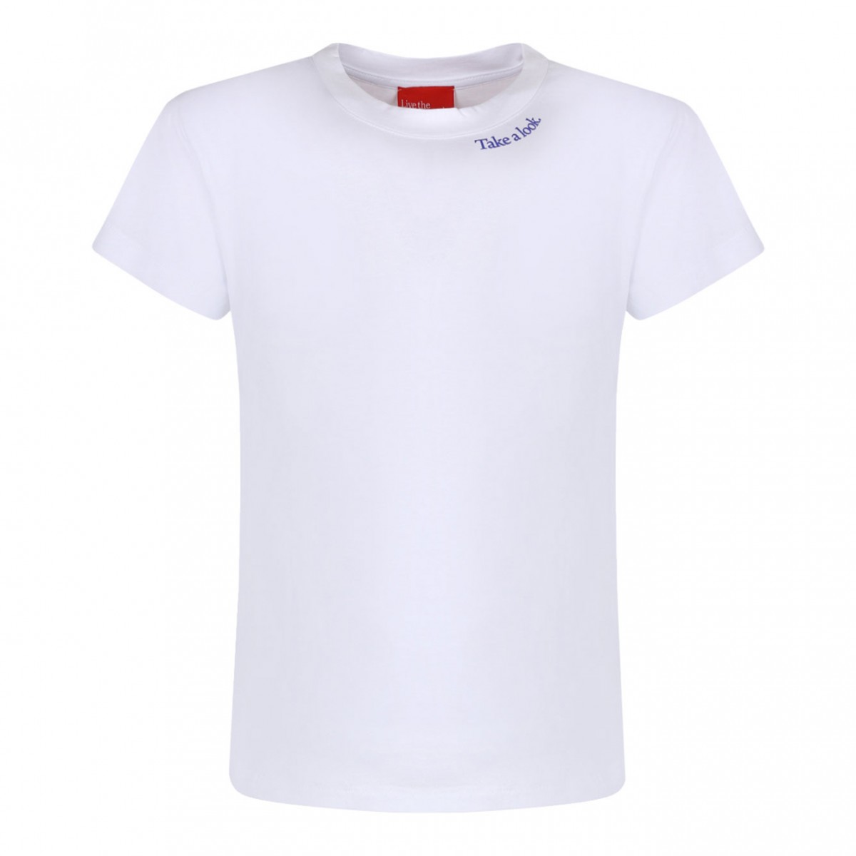 White Slogan Print T-Shirt