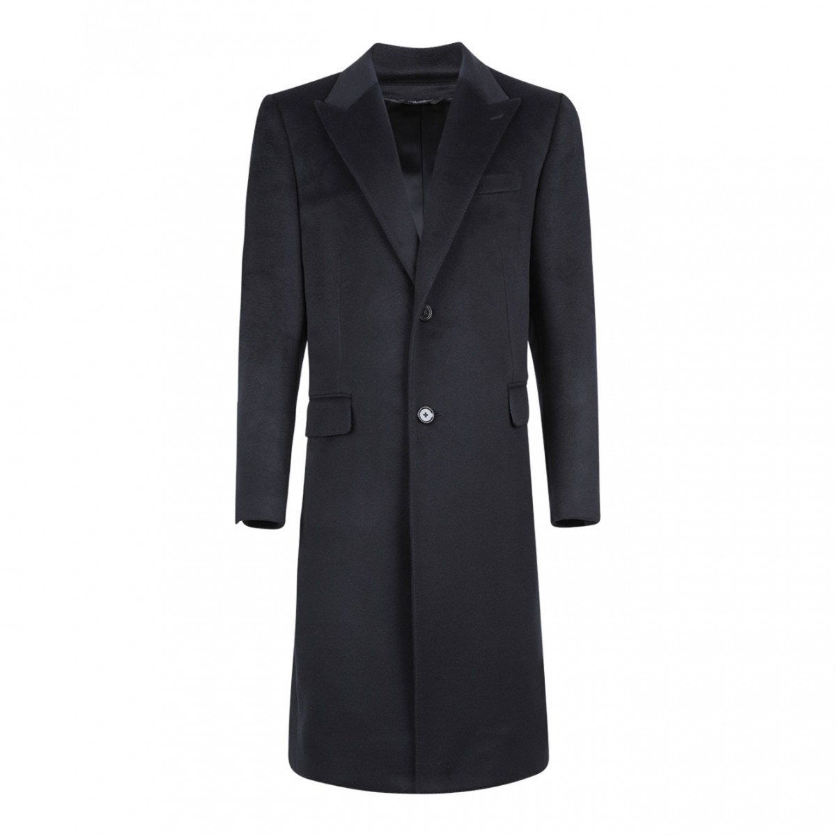 Dark Blue Cashmere Coat