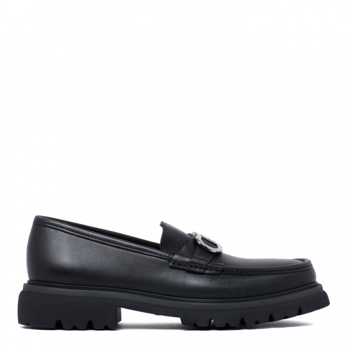 Black Gancini Loafers