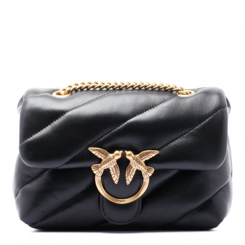 Black Mini Love Puff Bag