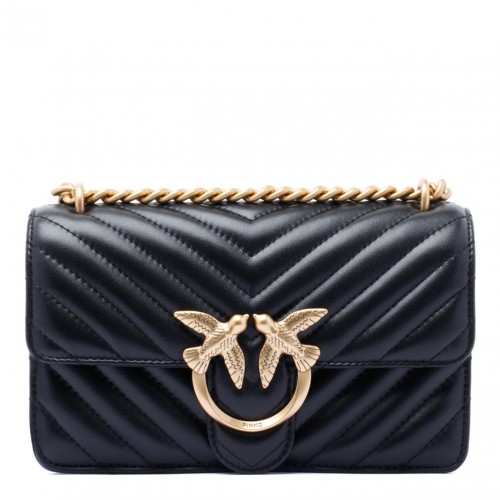 Black Lovebird Shoulder Bag