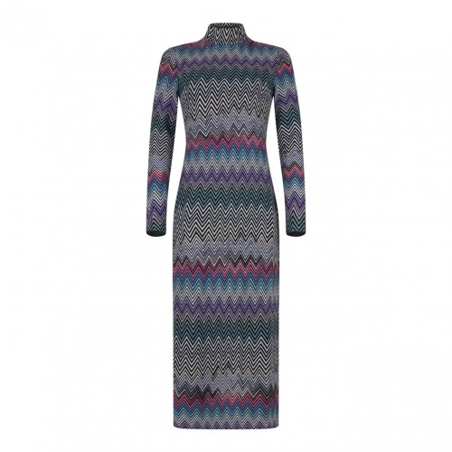 Multicolor Midi Dress