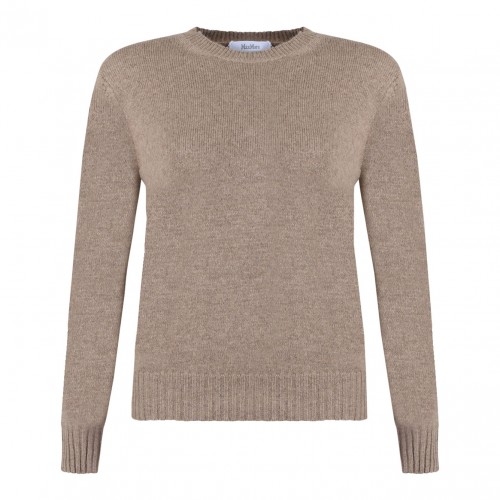 Camel Brown Boxy Sweater