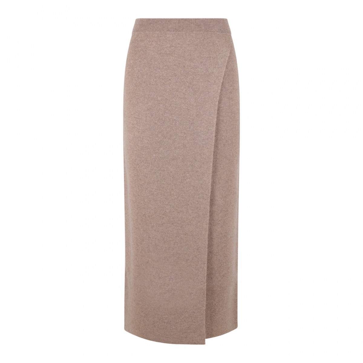 Light Brown Straight Long Skirt