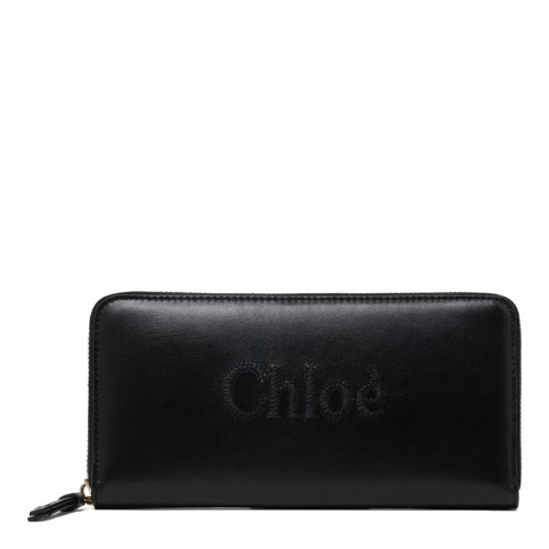 Black Sense Long Zip Wallet