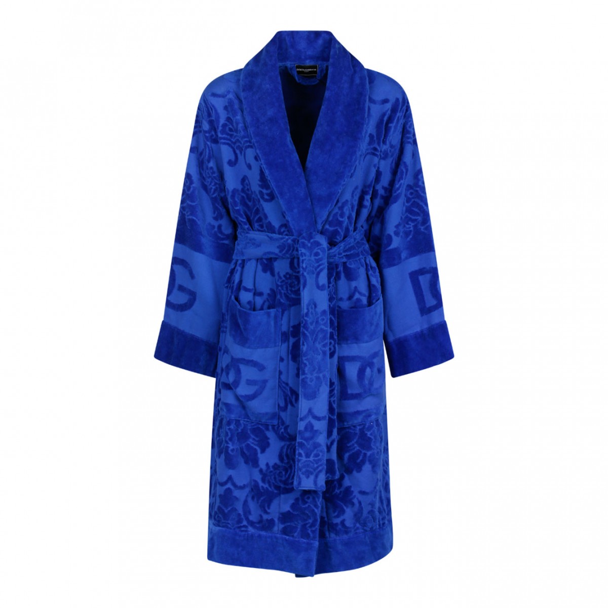 Blue Cotton Bathrobe