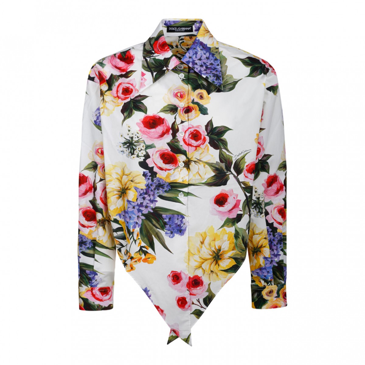 Multi-coloured Garden Print Shirt