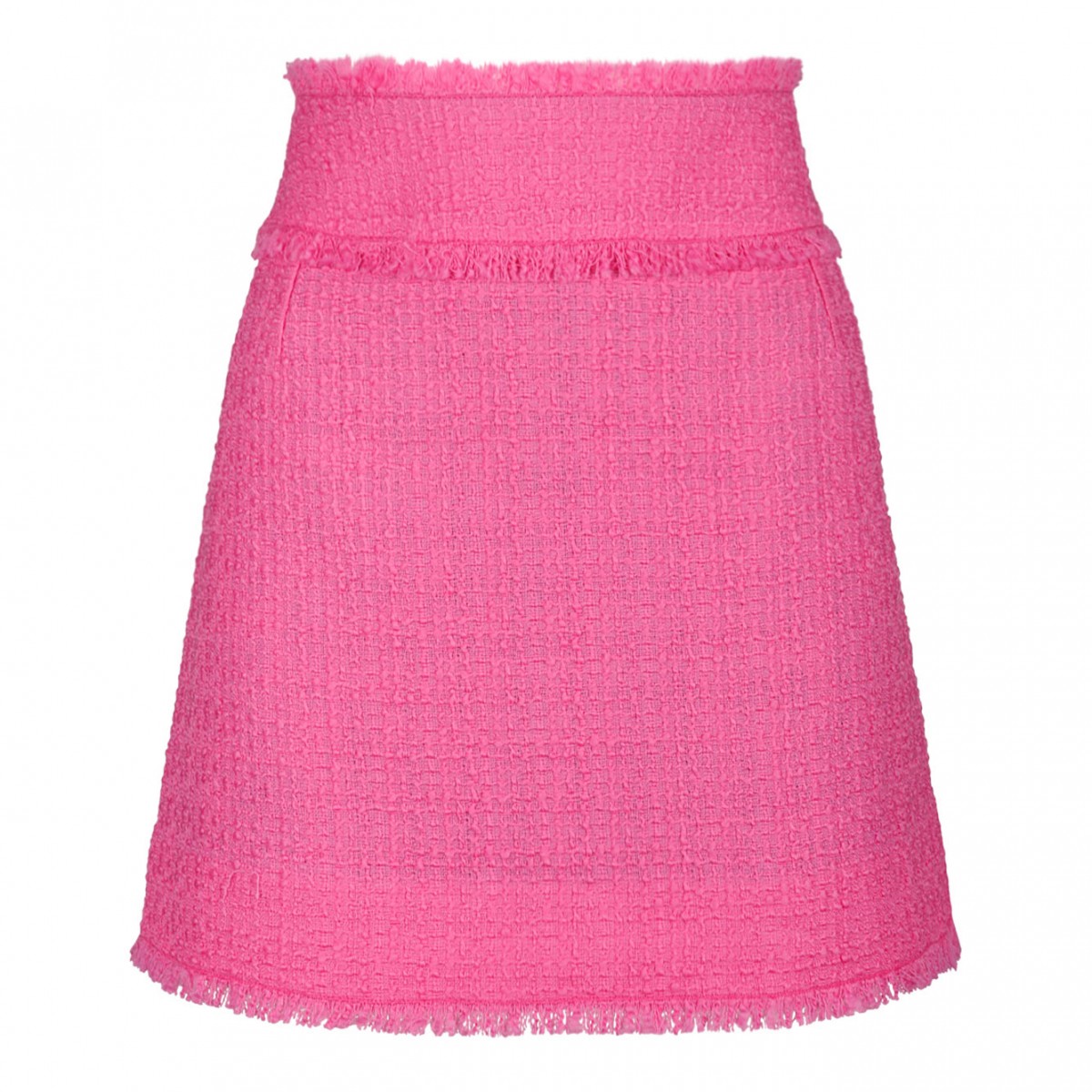 Dolce & Gabbana Pink Rachel Tweed Miniskirt