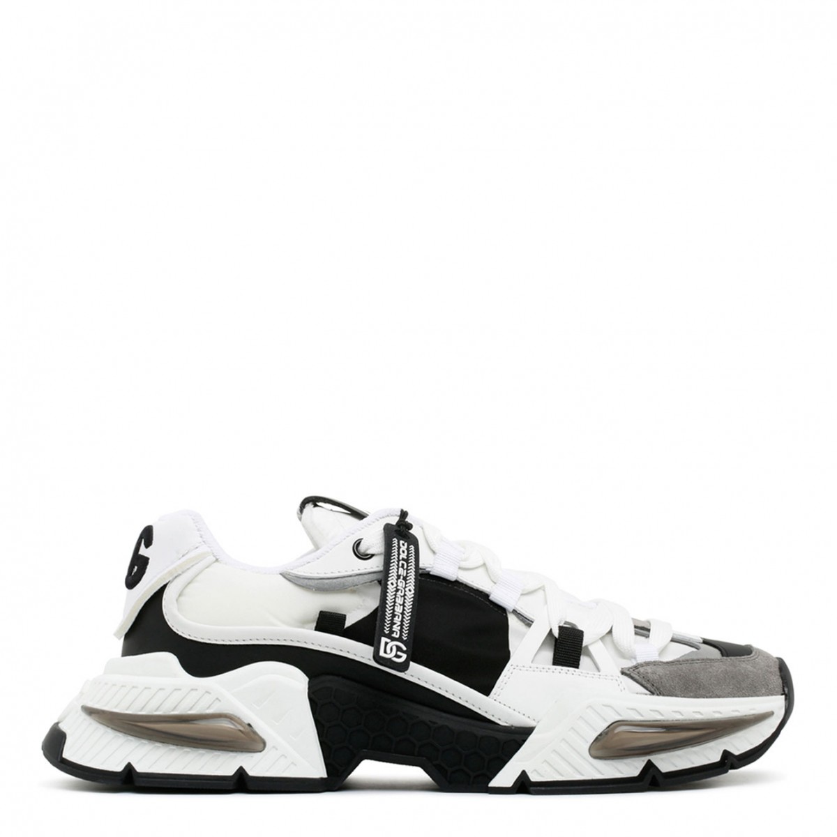 Dolce & Gabbana White, Grey and Black Airmaster Sneakers