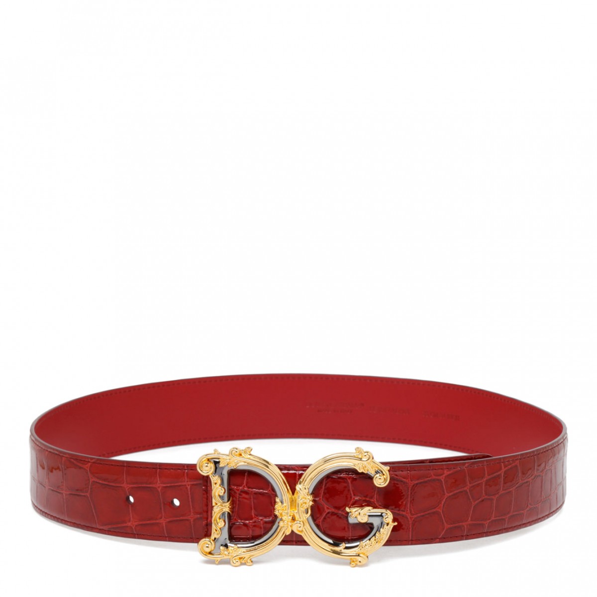 Burgundy Logo Belt