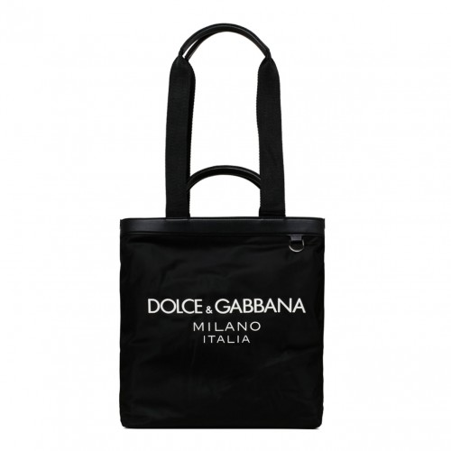 Black Shopping Tote Bag