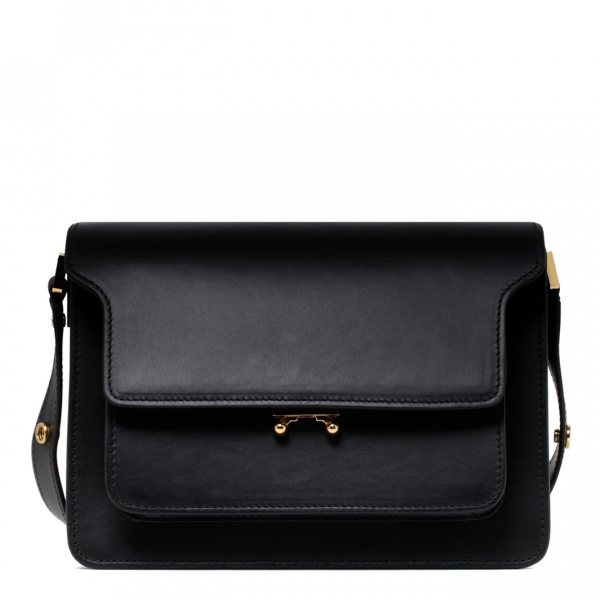 Black Trunk Shoulder Bag