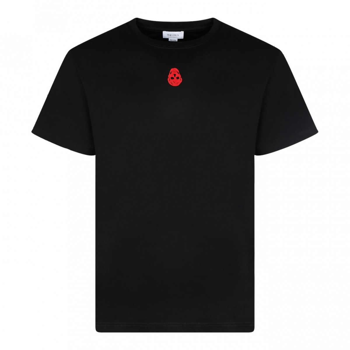 Black Logo Embroidered T-Shirt