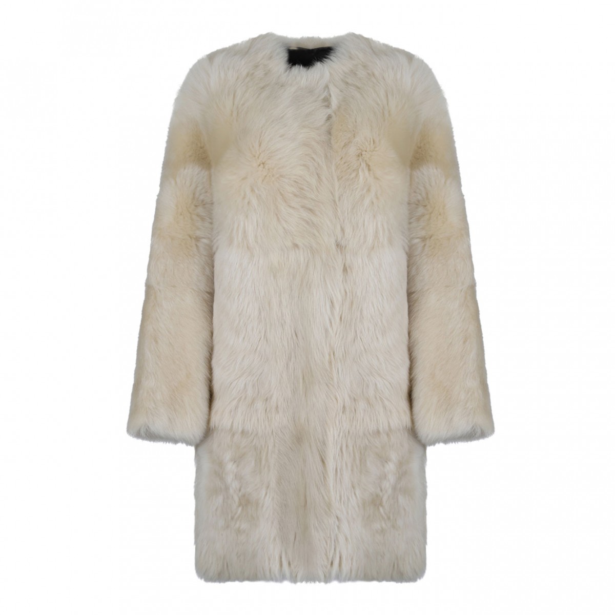 Illustration Shearling Coat