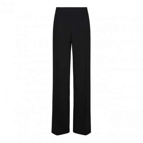 Black Crepe Trousers