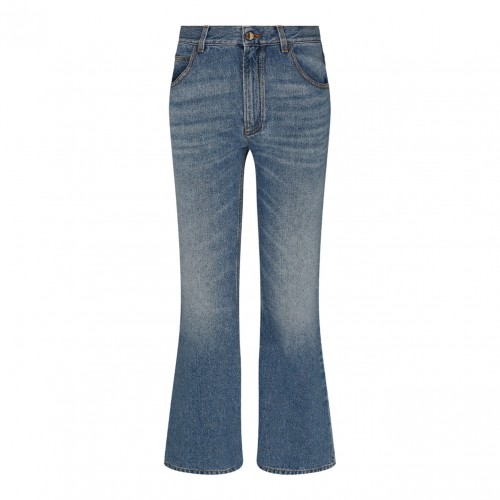 Foggy Blue Bootcut Jeans