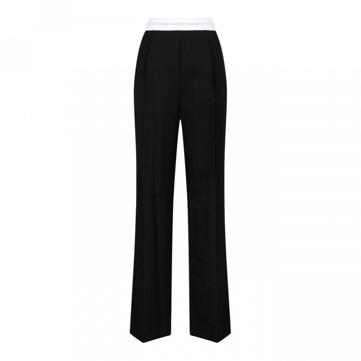 Black Tailored Pleated Pants