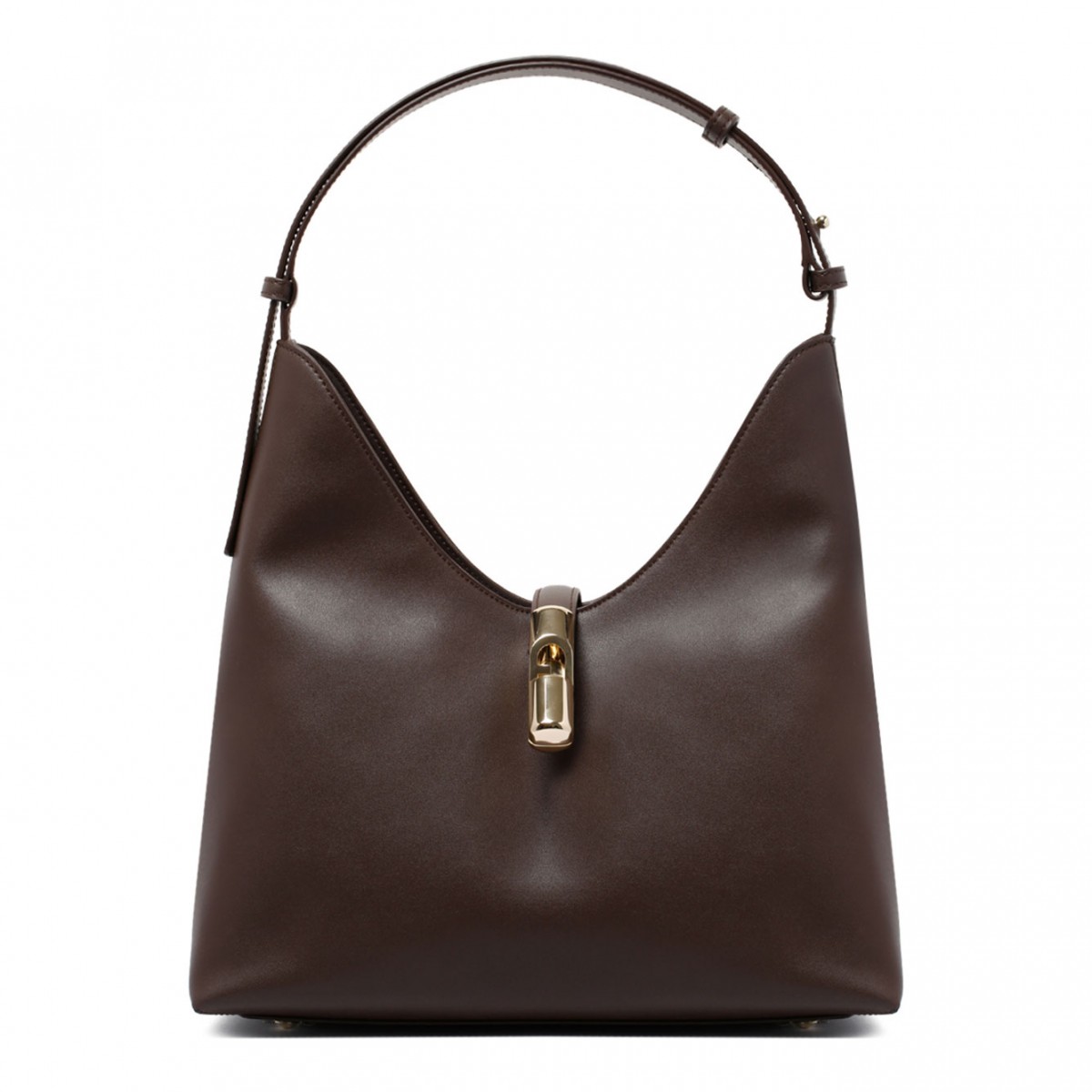 Chocolate Goccia M Hobo Bag