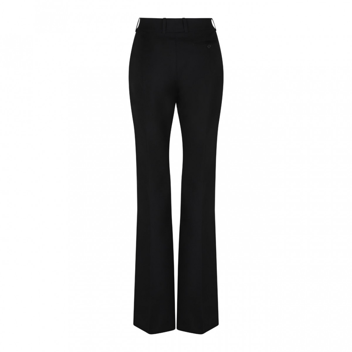 Black Tailored Bootcut Trousers