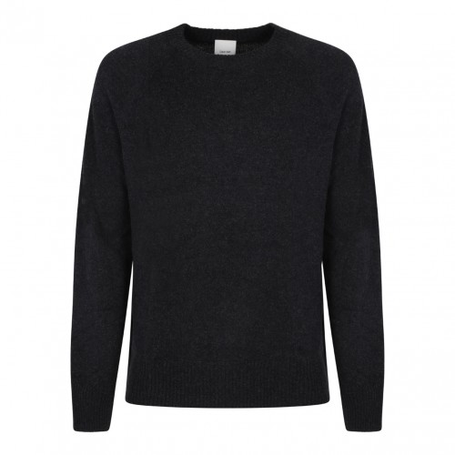 Black Recycled Wool Sweater