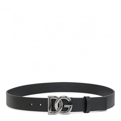 Black DG Logo Buckle Belt