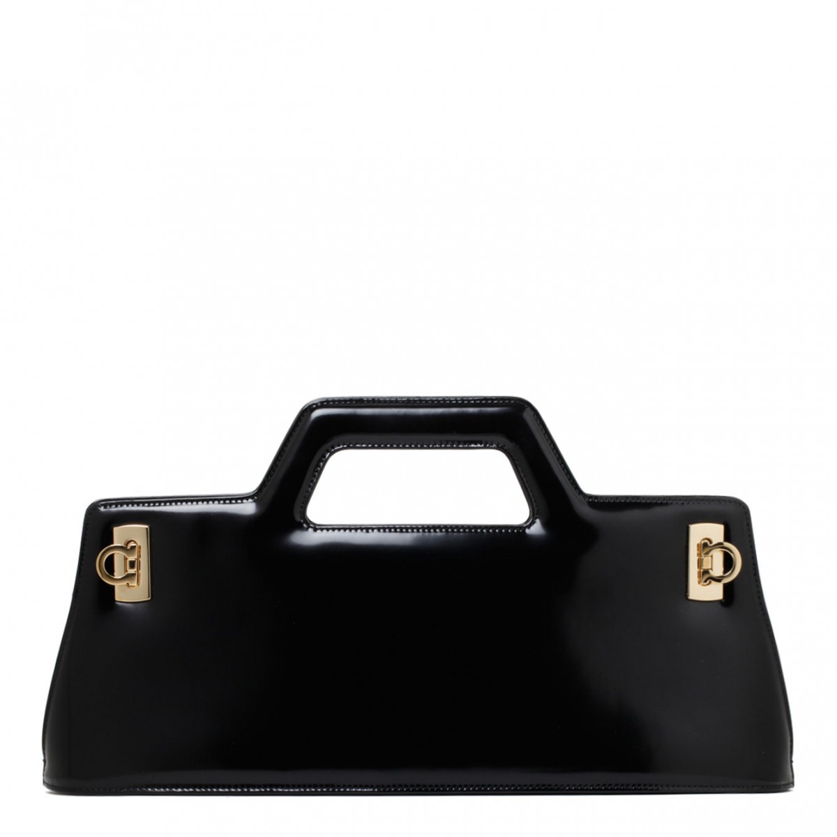 Ferragamo Black Wanda East-West Handbag