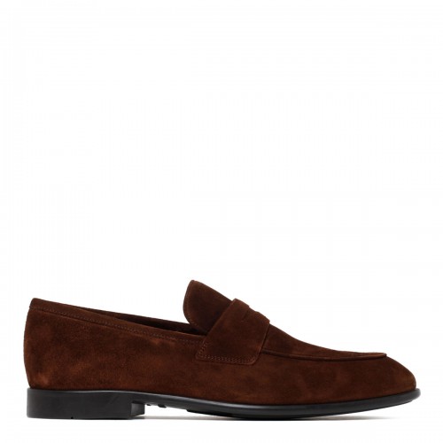 Brown suede ferragamo loafers best sale