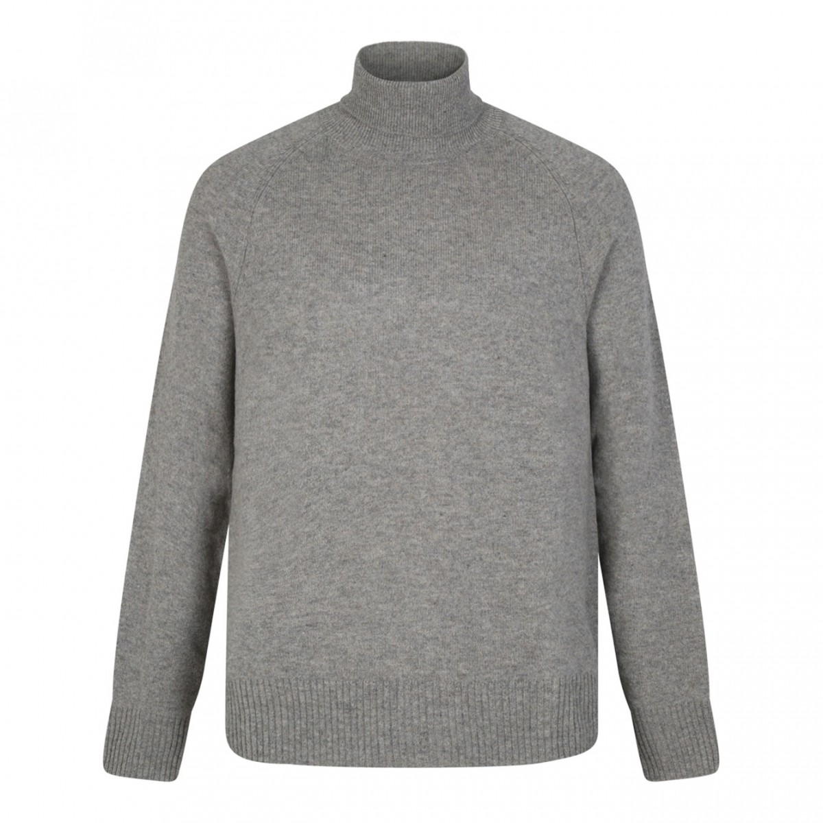 Heather Grey Turtleneck Sweater