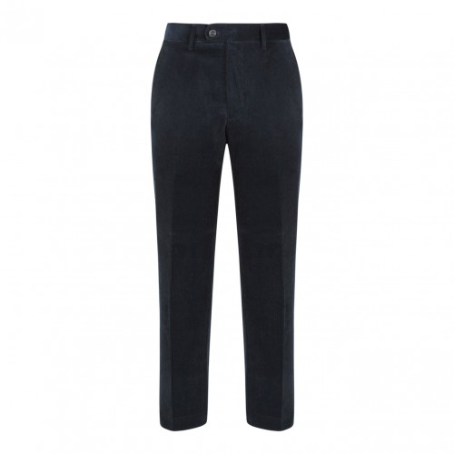 Navy Blue Corduroy Trousers