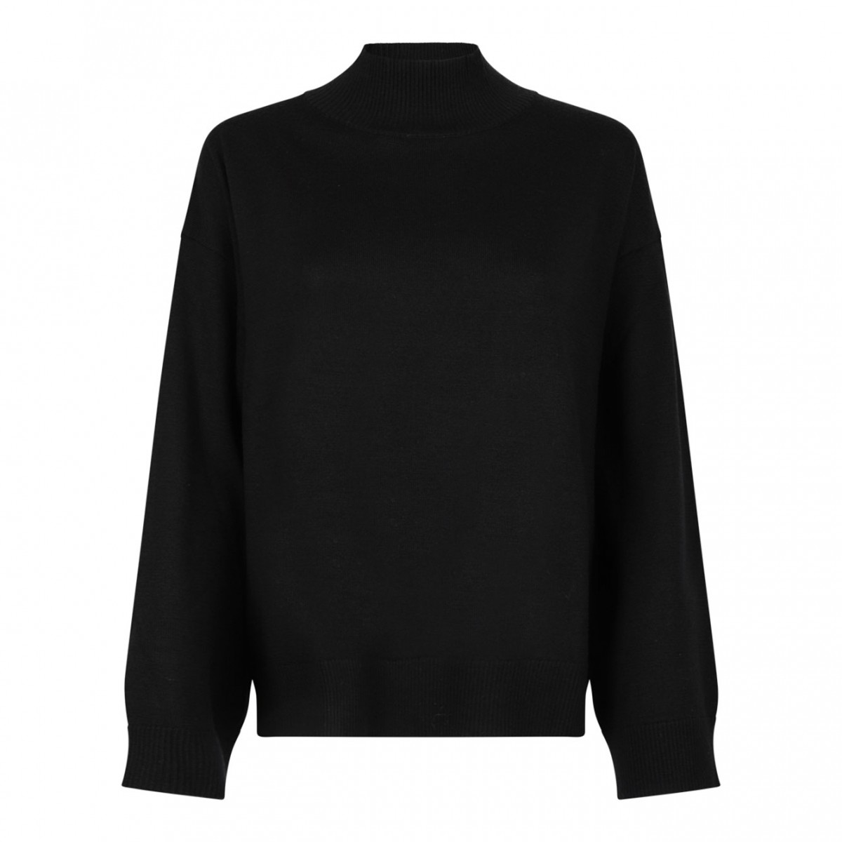 Black High Neck Jumper