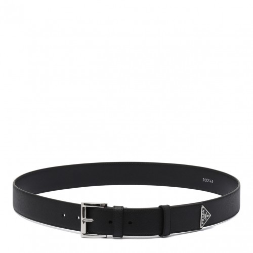 Black Triangle Logo Belt