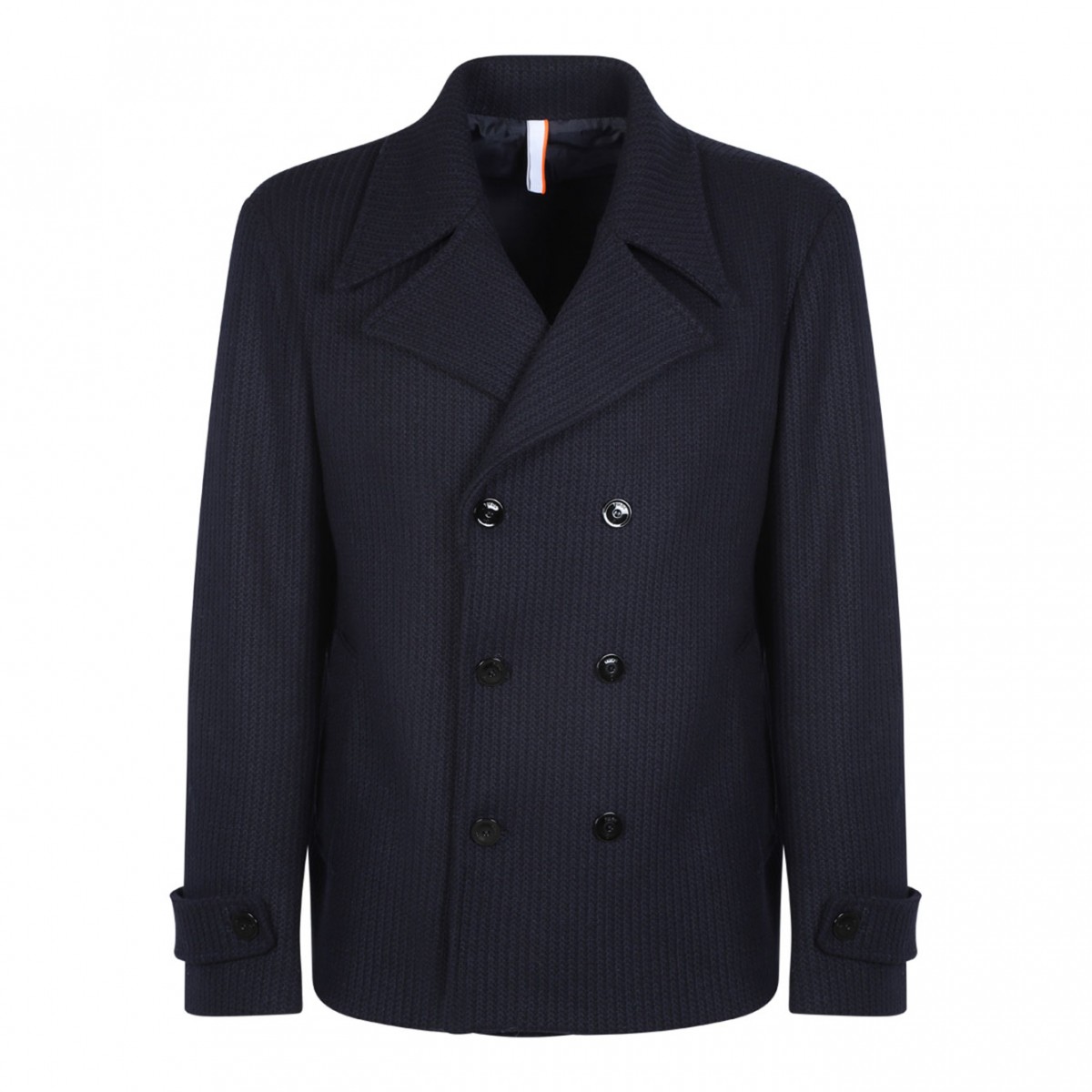 Navy Blue Double Breasted Jacket