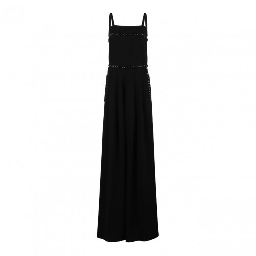 Black Sleeveless Jumpsuit