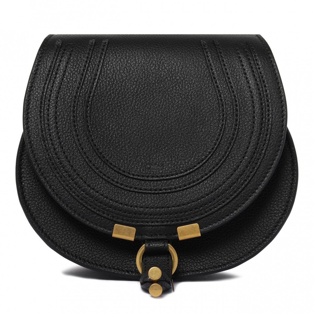 Black Small Saddle Bag