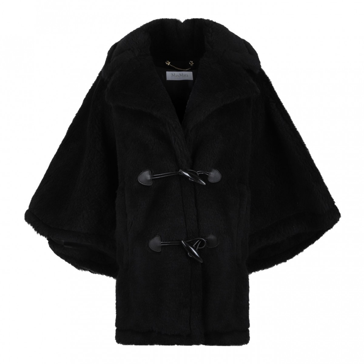 Black Teddy Fabric Cape