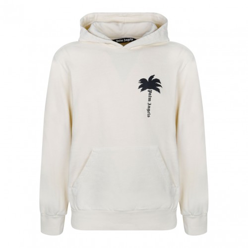 White Cream Hooded Sweatshirt