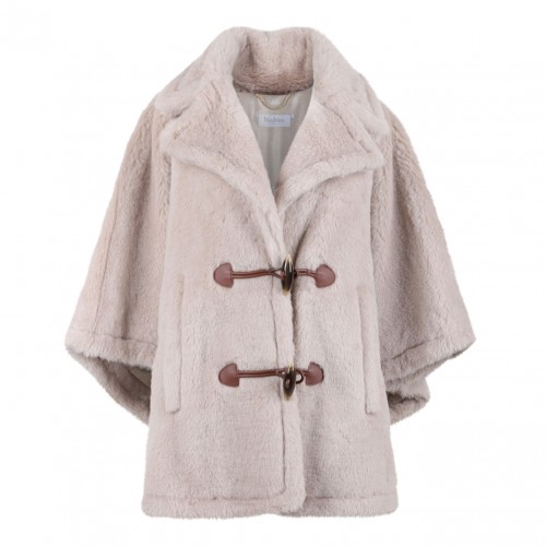 Light Pink Teddy Fabric Cape