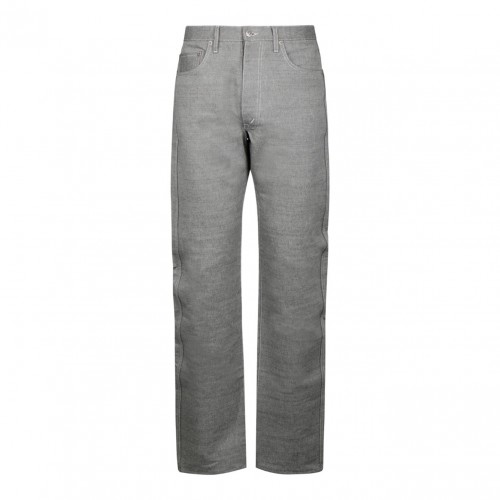 Grey Turn Up Jeans