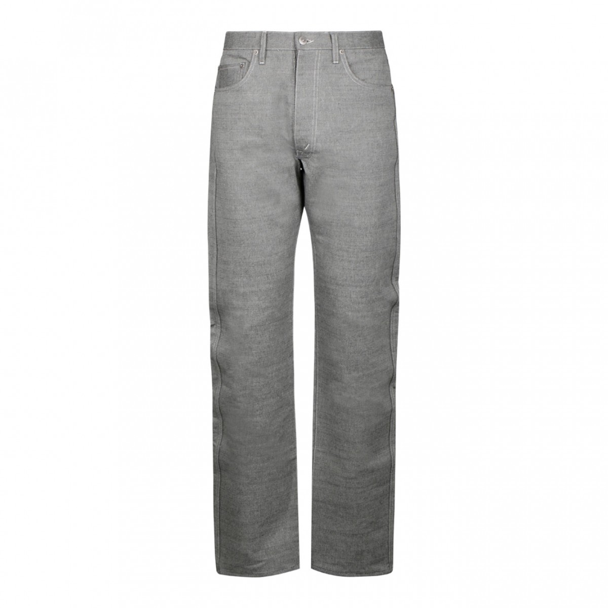 Grey Turn Up Jeans