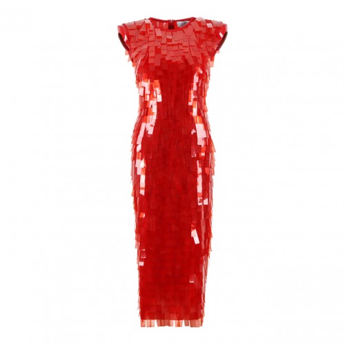 Red Sequinned Dress