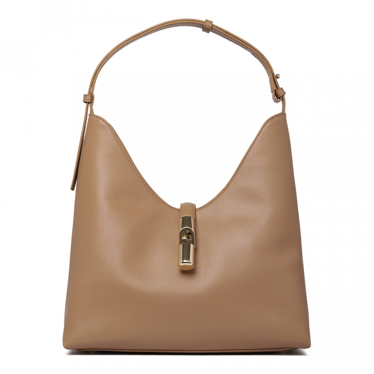 Beige Goccia Shoulder Bag