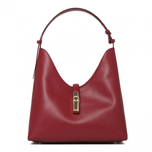 Cherry Red Goccia Shoulder Bag