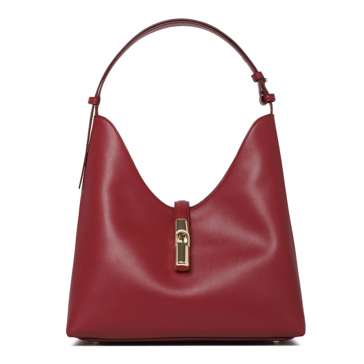 Cherry Red Goccia Shoulder Bag