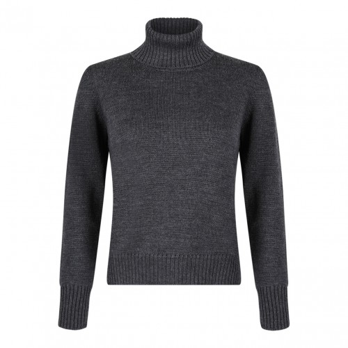 Dark Grey Turtleneck Sweater