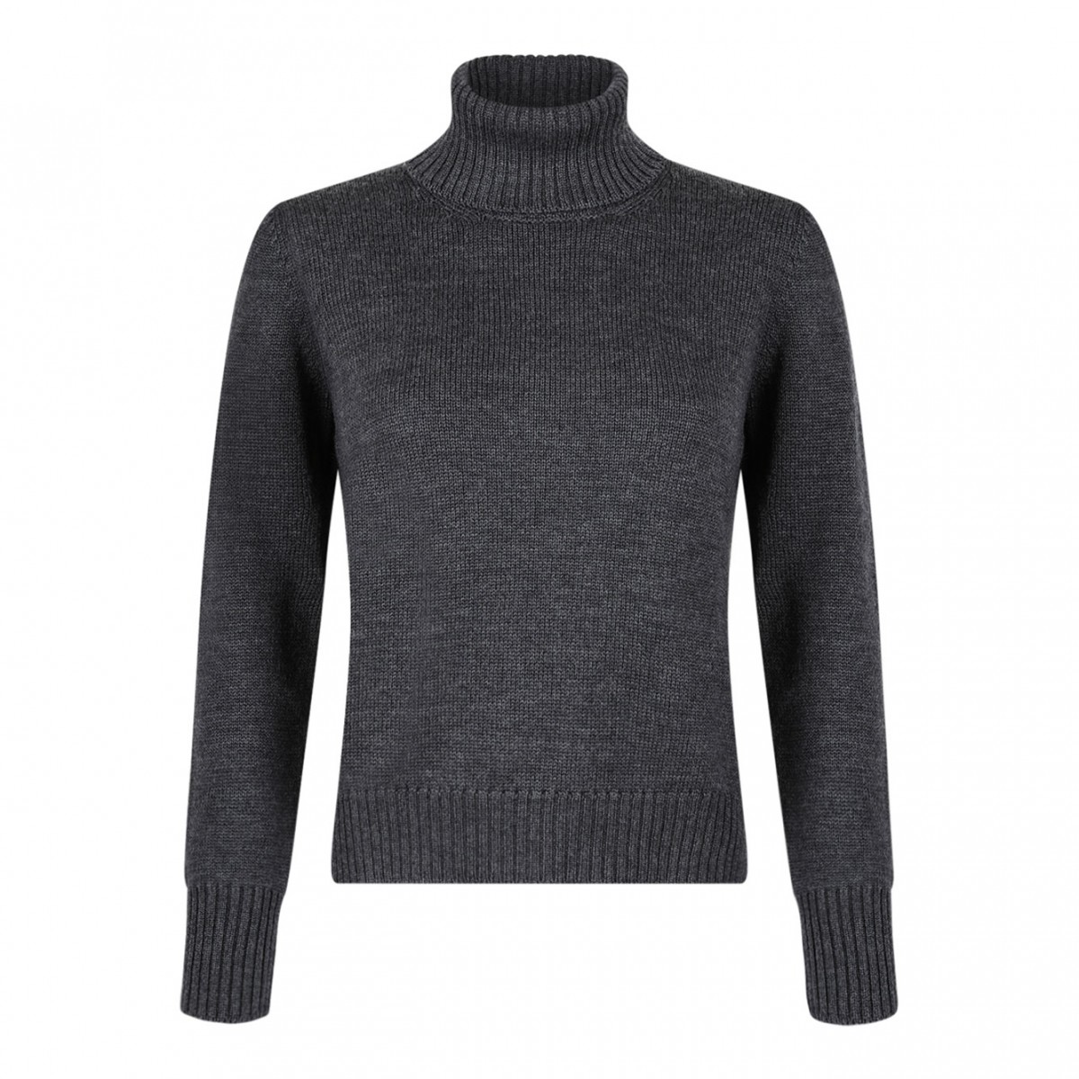 Dark Grey Turtleneck Sweater