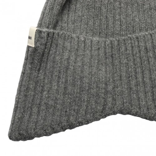 Grey Ribbed Beanie