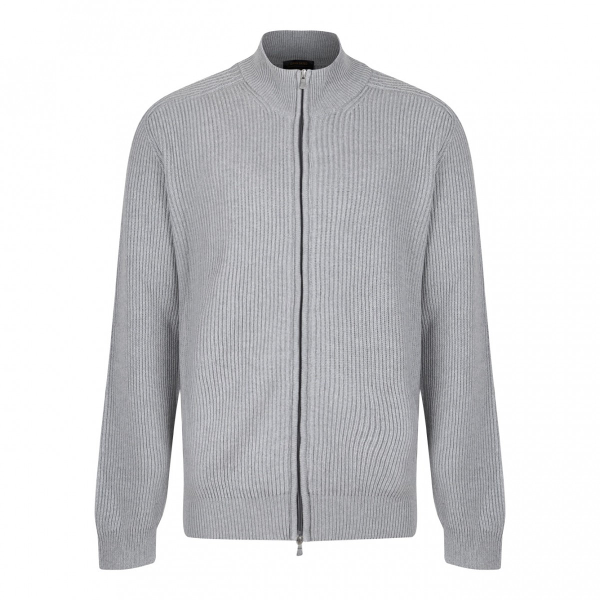 Light Grey Full Zip Cardigan