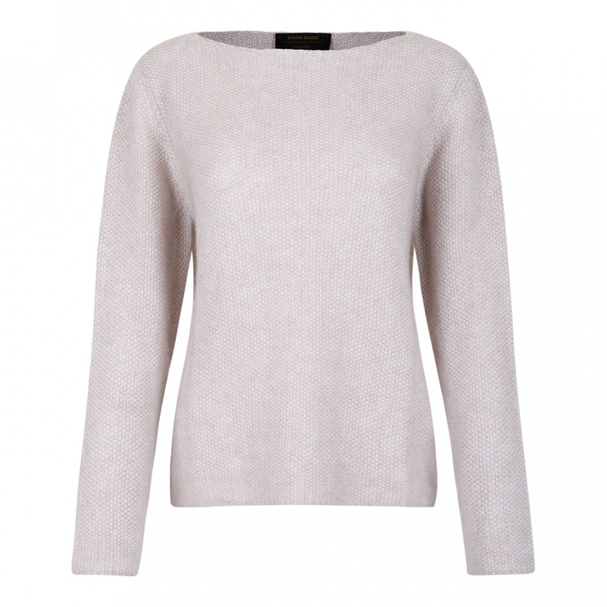 Light Pink Boat Neck Sweater